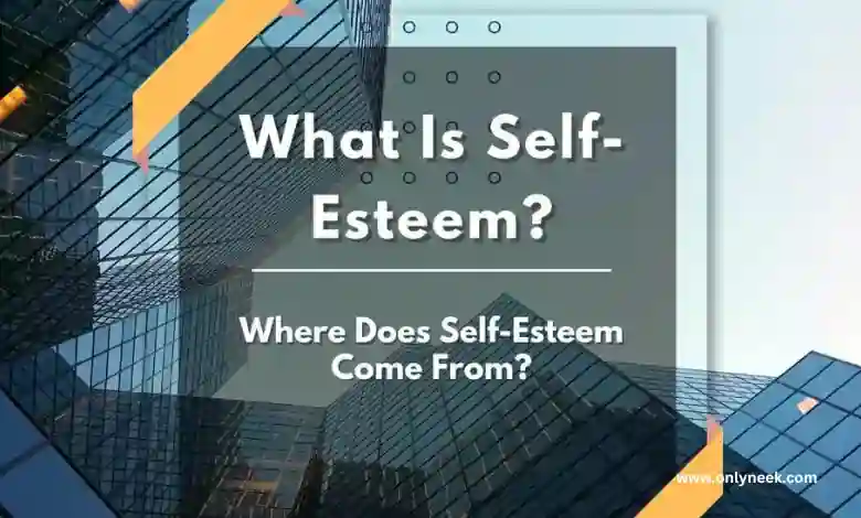Self-Esteem? Where Does Self-Esteem Come From?